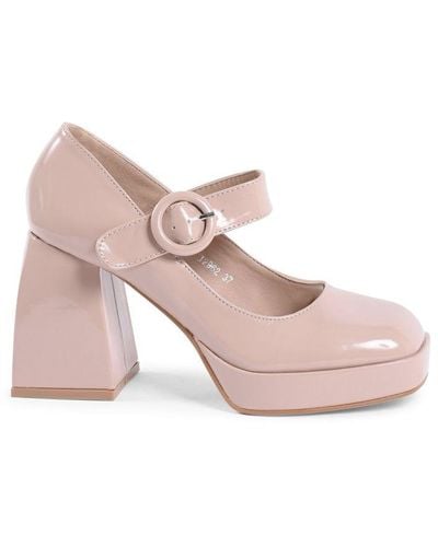 19V69 Italia by Versace Mary Jane Pump Synthetic Leather - Pink