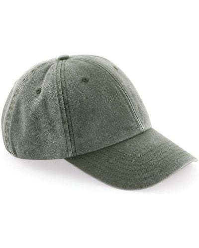 BEECHFIELD® Low Profile Vintage Denim-look Cap - Green