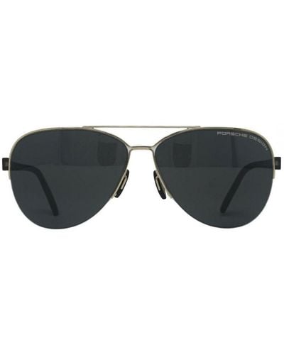 Porsche Design P8676 D 60 Sunglasses - Black