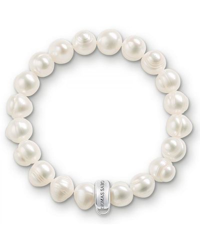 Thomas Sabo ́s Charm Bracelet Pearls - White