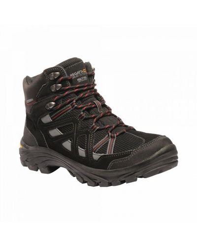 Regatta Burrell Ii Hiking Boots (Jet/Granite) - Black