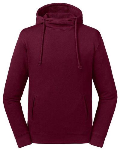 Russell Adult Organic Hoodie () - Red