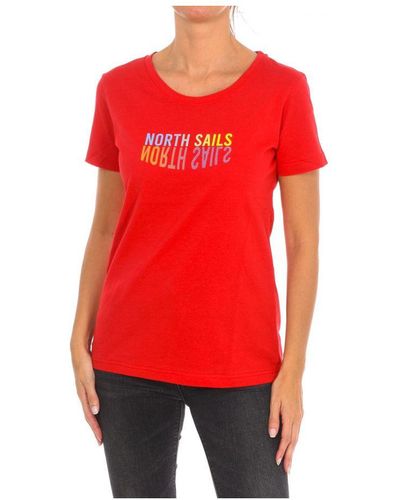 North Sails Short Sleeve T-Shirt 9024290 - Red