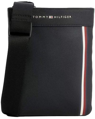 Tommy Hilfiger Classic Tas In Line-stijl - Zwart