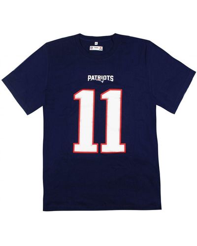 Fanatics Nfl New England Patriots Julian Edelman 11 T-Shirt - Blue