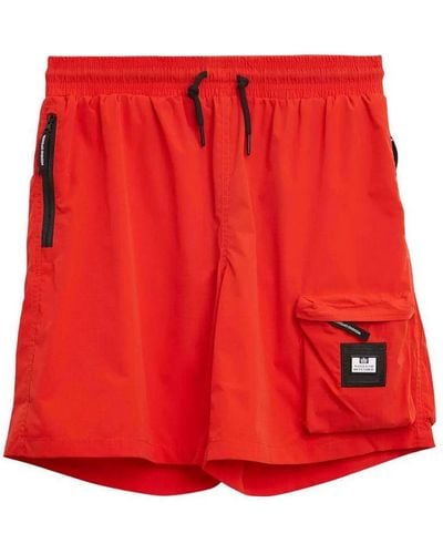 Weekend Offender Sunrise Hills Tango Shorts - Red