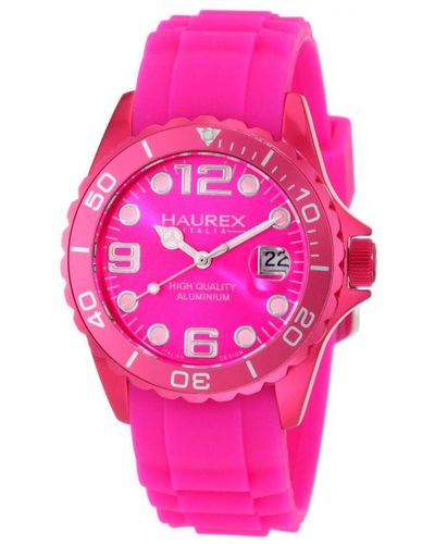 Haurex Italy Dial Watch - Pink