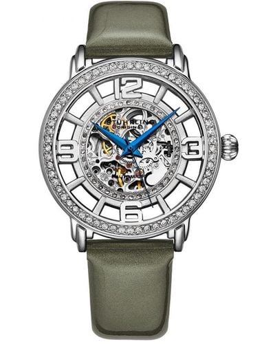 Stuhrling And Winchester Automatic 38Mm Skeleton - Grey