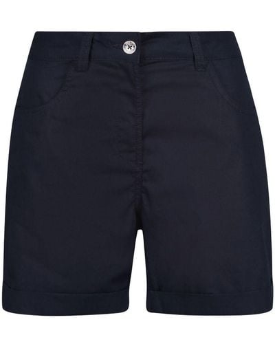 Regatta Pemma Organic Coolweave Cotton Summer Shorts - Blue