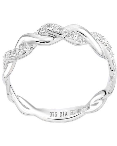 DIAMANT L'ÉTERNEL 9ct Witgouden Ring Met 0,07ct Diamant
