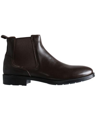 Boris Becker Garen Brown Boots Patent Leather - Black