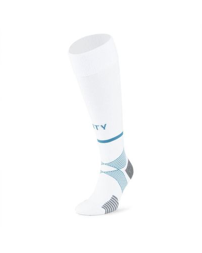 PUMA Manchester City Padded Compresion Socks - White