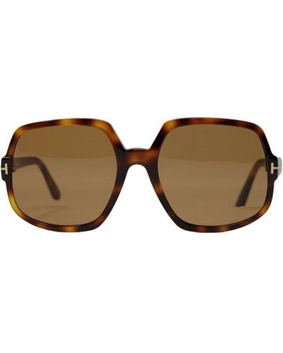 Tom Ford Delphine-02 Ft0992 52E Sunglasses - Brown
