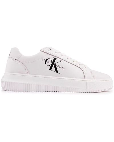 Calvin Klein Chunky Cupsole Trainers - White