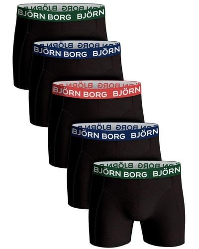 Björn Borg Björn Borg- 5 Pairs Boxer Briefs - Black