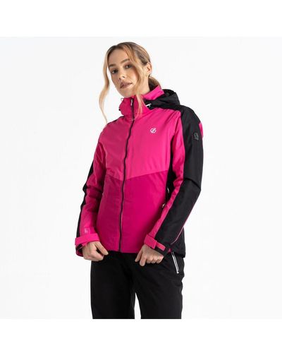 Dare 2b Climatise Jacket Pure/Boudoir - Red