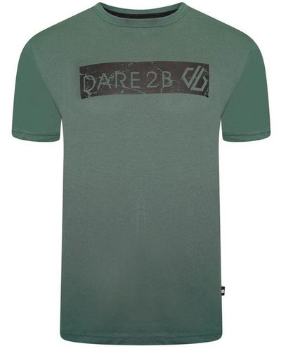 Dare 2b Dispersed Rechthoek T-shirt (fern Green) - Groen