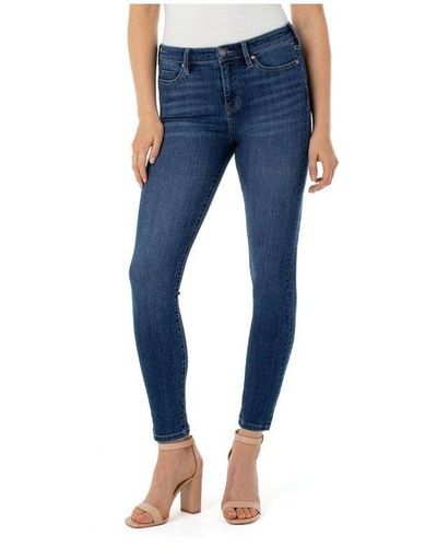 Liverpool Jeans Company Abby Ankle Skinny Bronte Jeans - Blauw