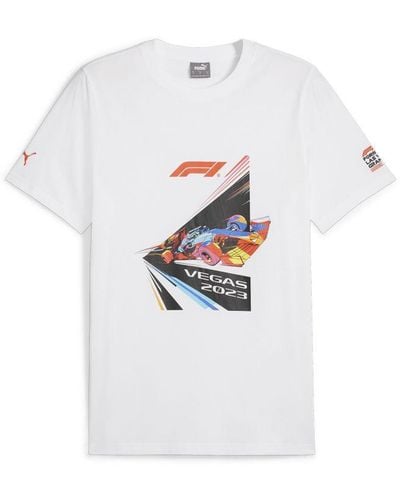 PUMA X F1 Vegas Graphic T-Shirt - White