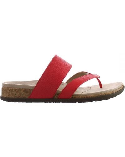 Vionic Marvina Flip-Flops Leather - Red