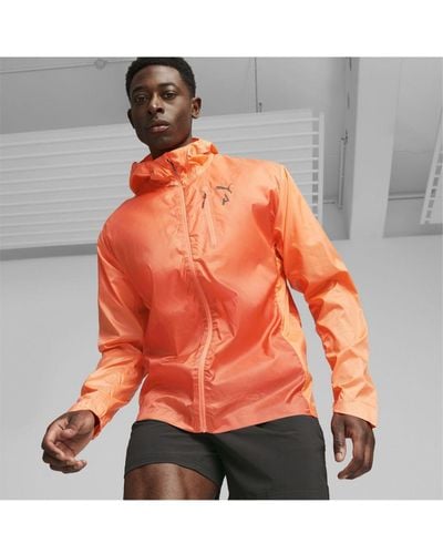 PUMA Seasons Lightweight Running Jacket - Orange