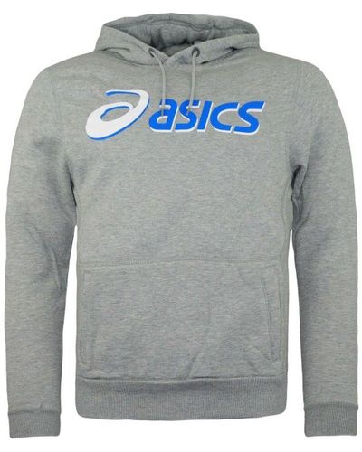 Asics Logo Grey Hoodie