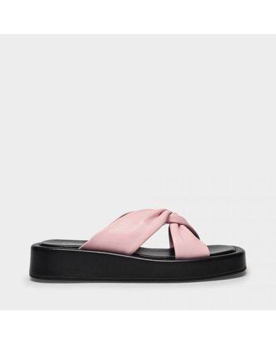 Elleme Tresse Platform Sandals - Pink