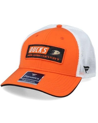 Fanatics Branded Nhl Anaheim Ducks Cap - Orange