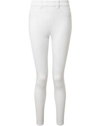 Asquith & Fox Ladies Classic Fit Jeggings () - White