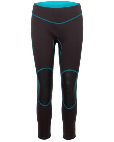 Trespass Ladies Suri Leggings (Dark) Neoprene - Blue