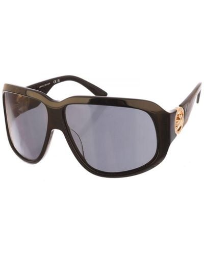 Longchamp Lo736S Square Shaped Acetate Sunglasses - Black