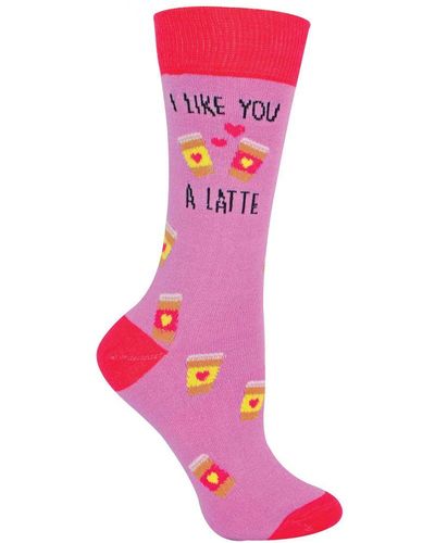 Urban Eccentric 'I Like You A Latte' Fun Novelty Gift - Pink
