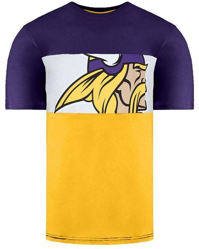 Fanatics Nfl Minnesota Vikings / T-Shirt Cotton - Blue