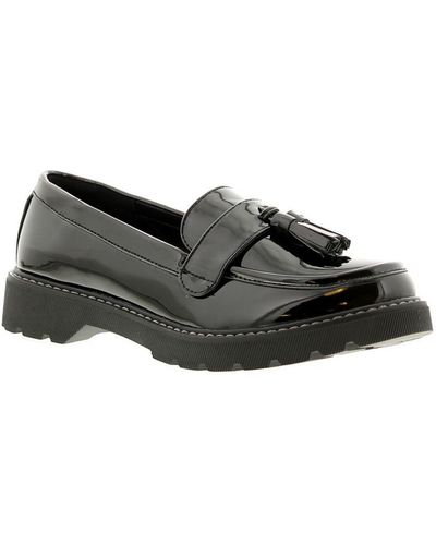 Apache Flat Shoes Kyra Slip On Pu - Black