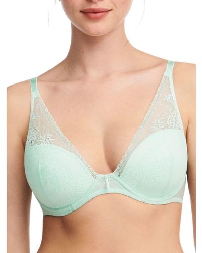 Passionata Maddie Plunge T-shirt Bra - Nile Green Polyamide