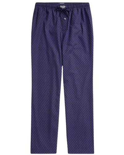 Ralph Lauren Pyjamabroek Van - Blauw