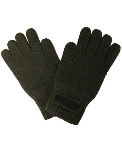 PUMA Knitted Woolly Acrylic Shaw Gloves 040661 03 A187C Textile - Black
