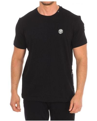 Philipp Plein Tips401 T-shirt Korte Mouwen Voor - Zwart