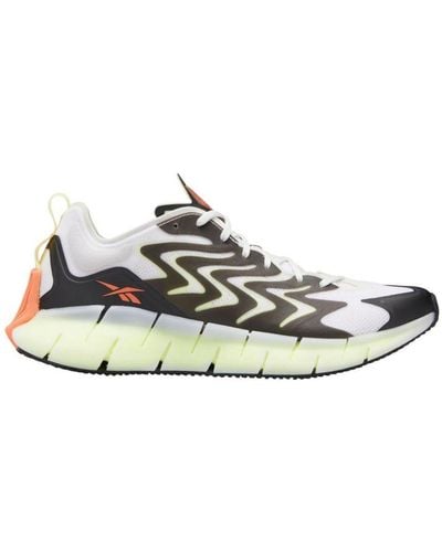 Reebok Zig Kinetica Lace-Up Synthetic Trainers Fx9369 - White