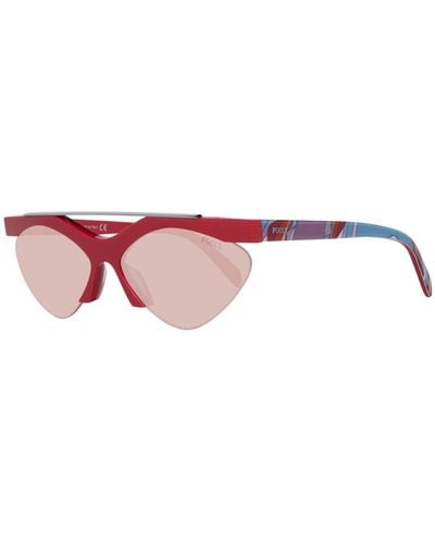 Emilio Pucci Rode Zonnebril Voor Vrouwenvrouw - Roze
