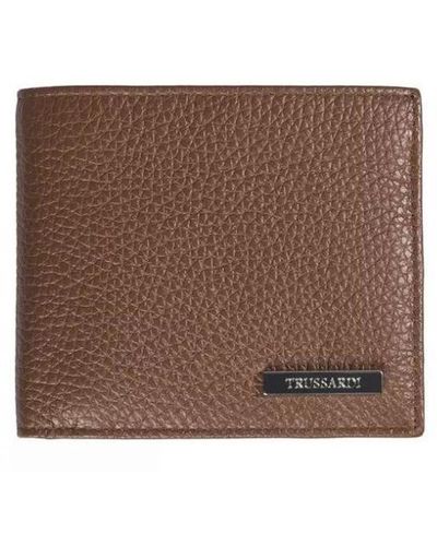Trussardi Leather Wallet - Brown