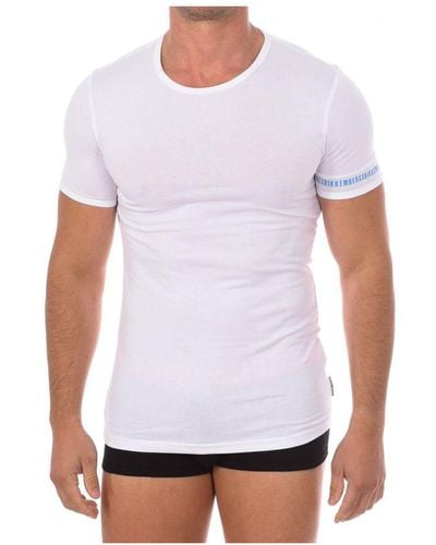 Bikkembergs Pack 2 Fashion Organic Cotton T-Shirts - White