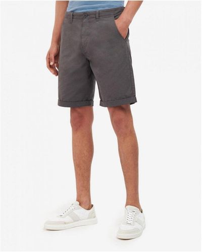 Barbour Glendale Twill Shorts - Grey