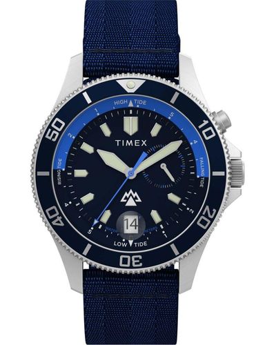 Timex Sierra Watch Tw2W22000 Fabric - Blue