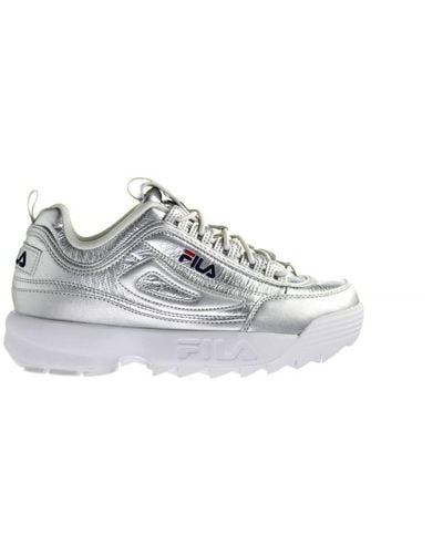 Fila Disruptor N Low Beige Trainers Leather in White | Lyst UK