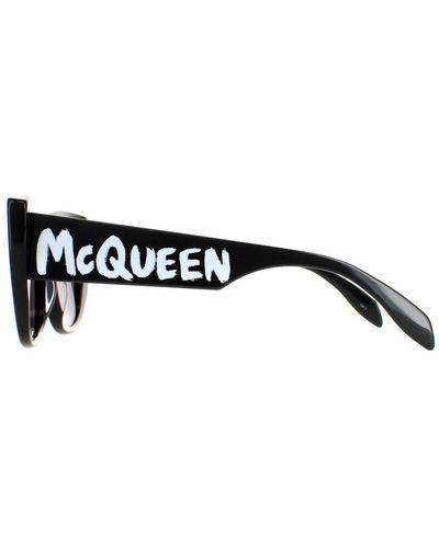Alexander McQueen Cat Eye Am0347S - Black