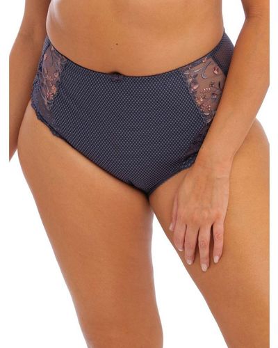 Elomi Charley High Rise Brief - Blue