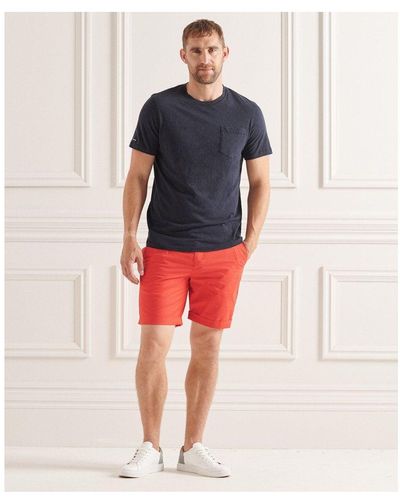Superdry Paperweight Chino Shorts - Red