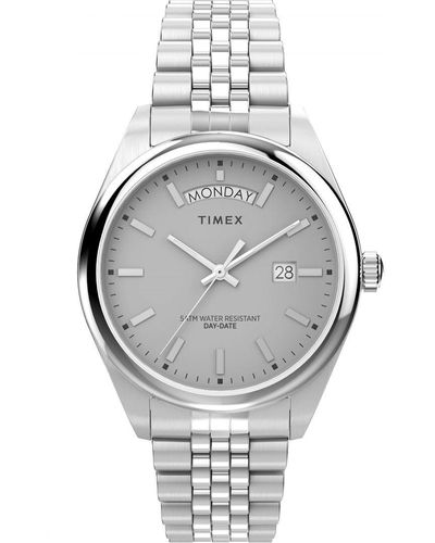 Timex Legacy Silver Watch Tw2v67900 Stainless Steel - Grey