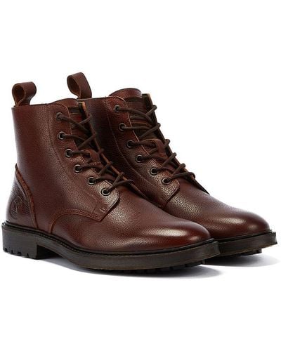 Barbour Heyford Chestnut Boots - Brown